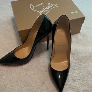 Christian Louboutin Black Patent So Kate 120
Pointed Toe Pumps Size 40 EU